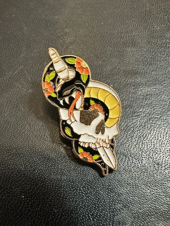 Witchy Snake Enamel Pin Bundle 🐍 Goth Celestial Aesthetic 6pc - Picture 3 of 8